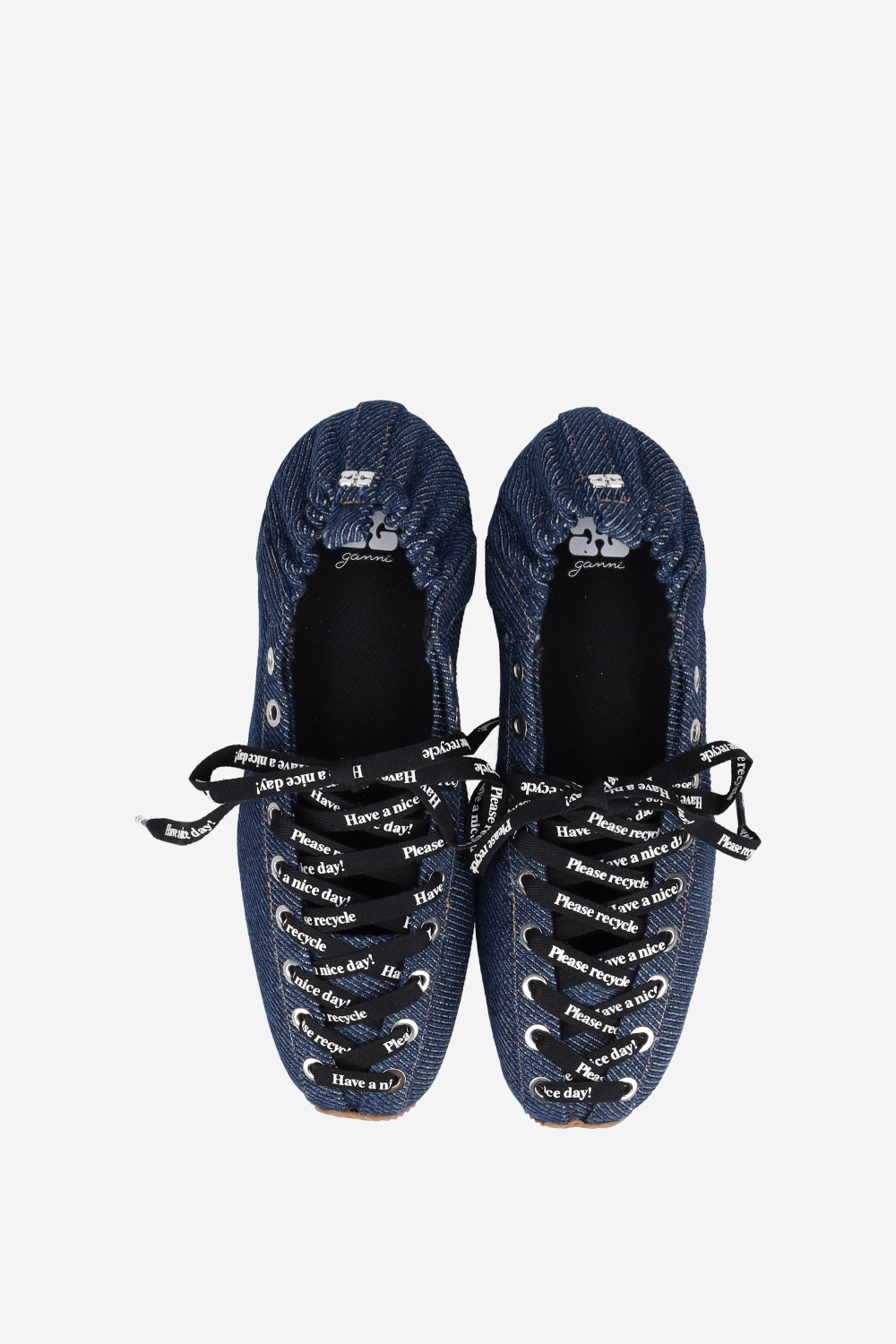 Ganni Ballerinas Blue