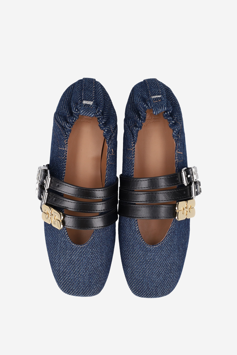 Ganni Ballerinas Blue