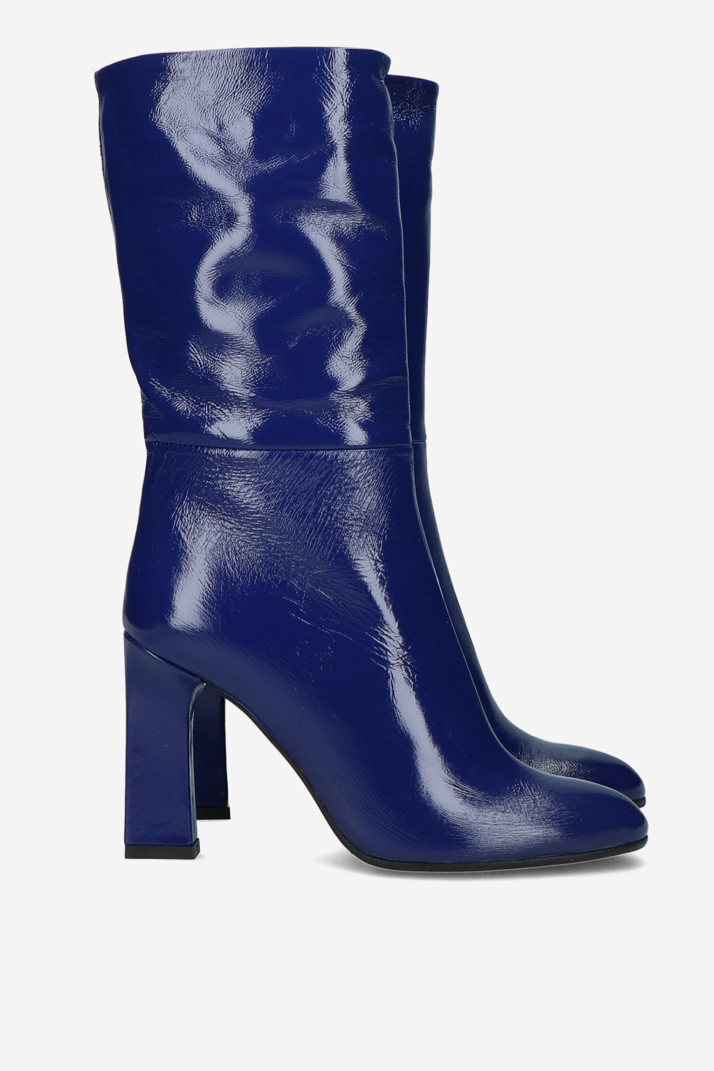 Blue on sale leather boots