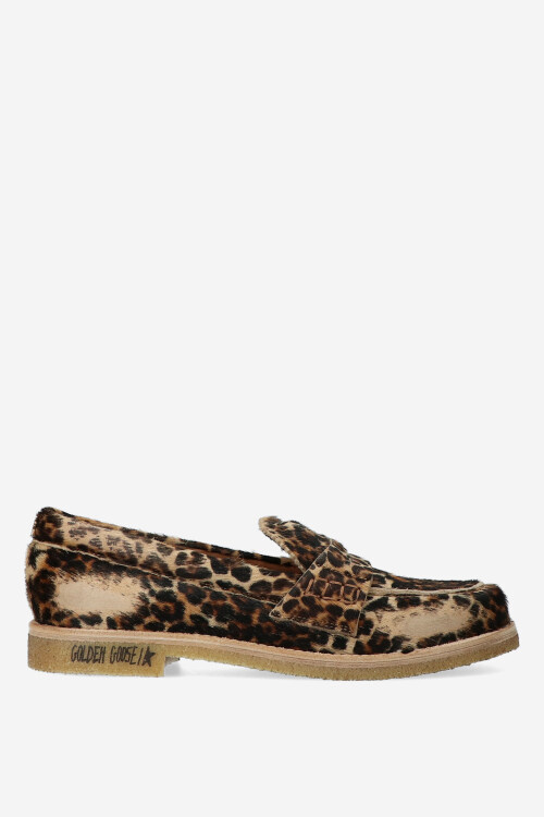 Golden Goose Loafers Animal print