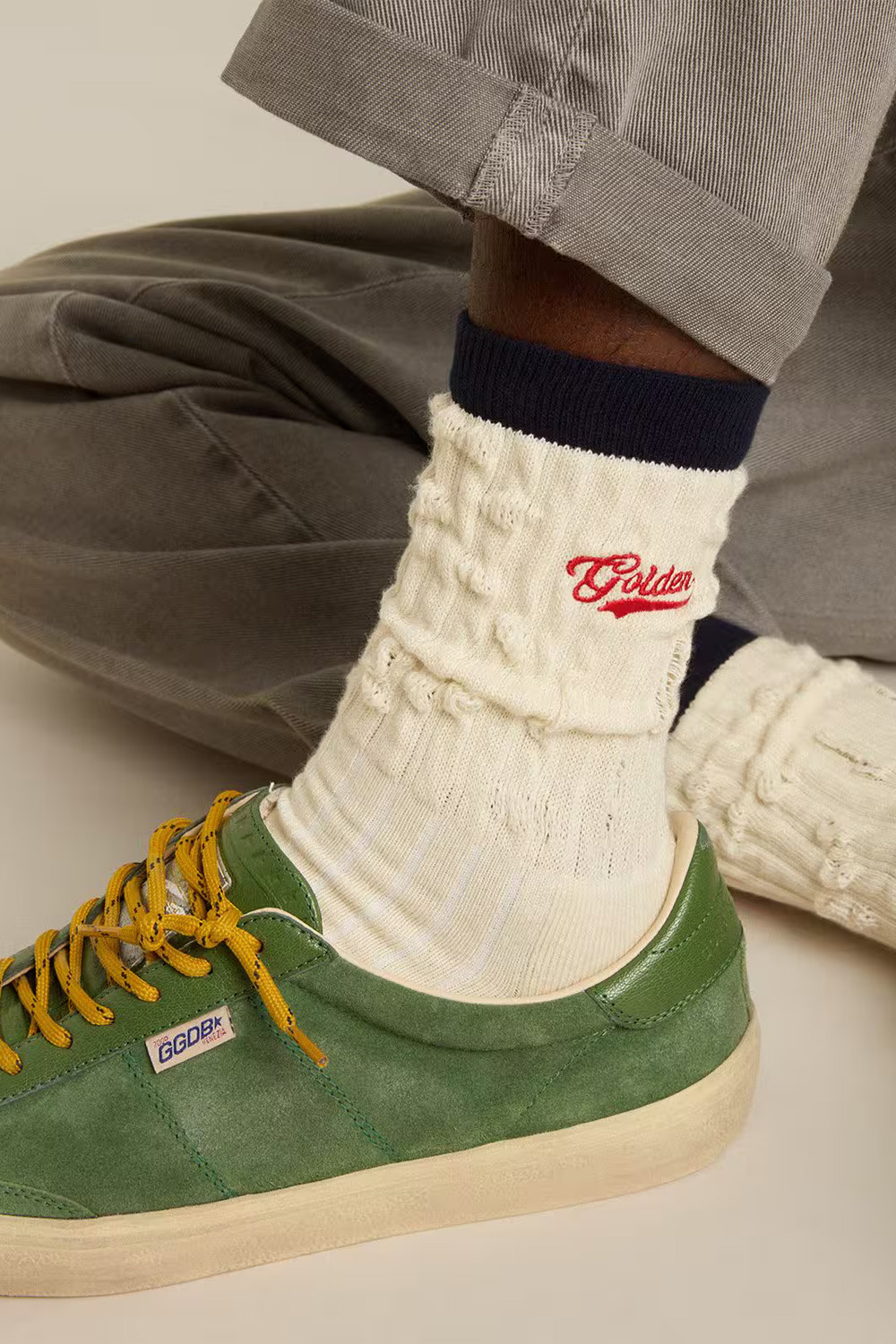 Golden Goose Socks Beige