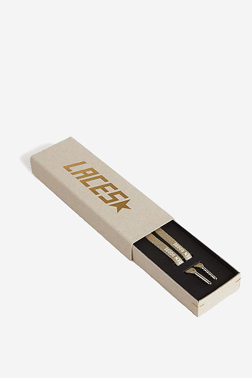 Golden Goose Laces Gold