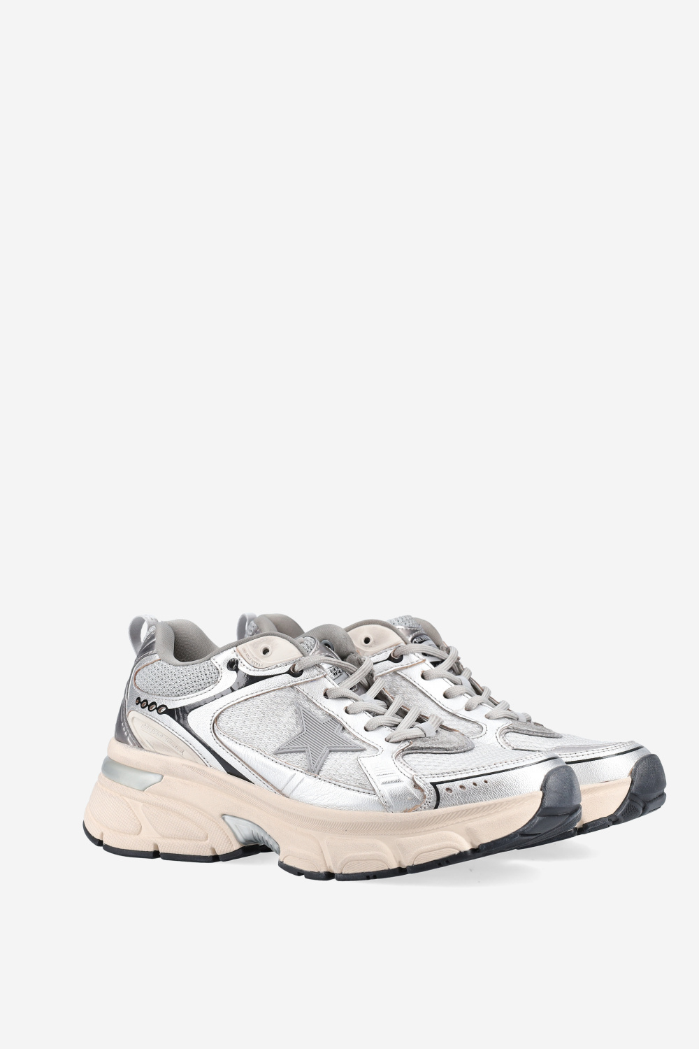 Golden Goose Sneakers Zilver