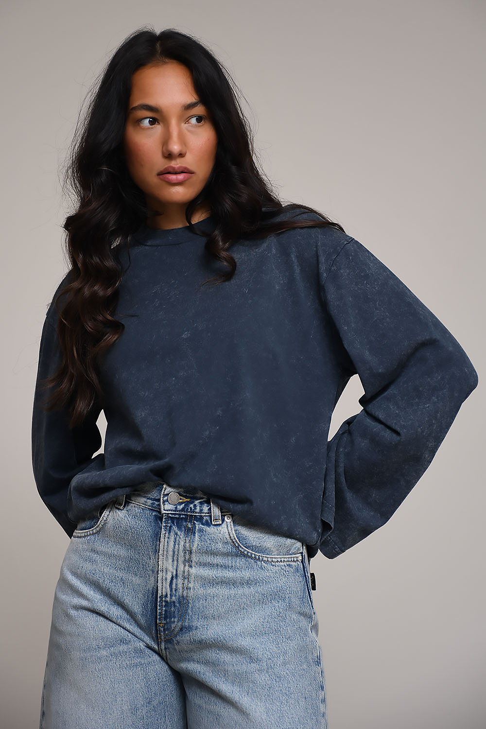 Haikure Tops Grey