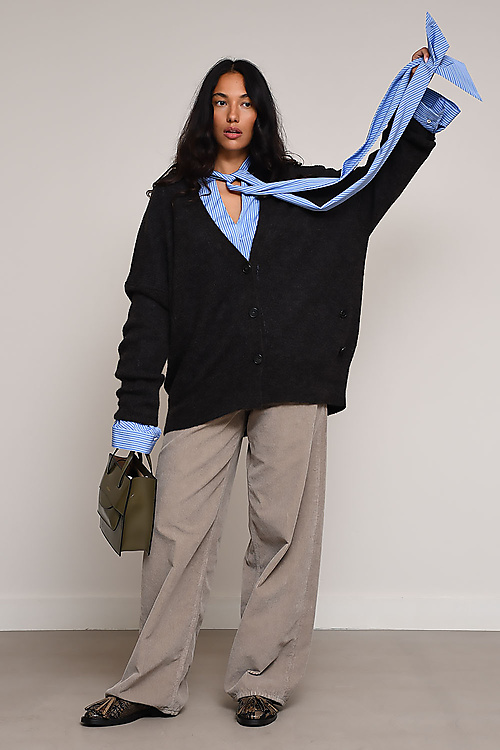 Haikure Cardigans Brown