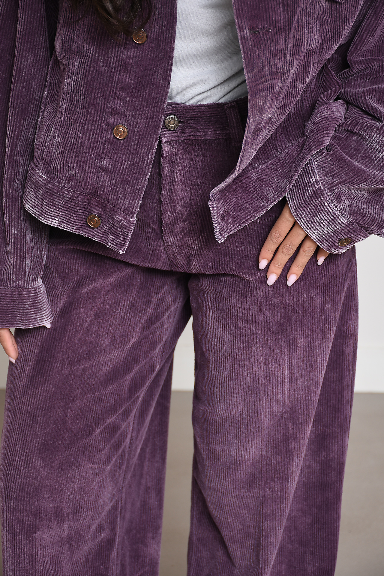 Haikure Trousers Purple