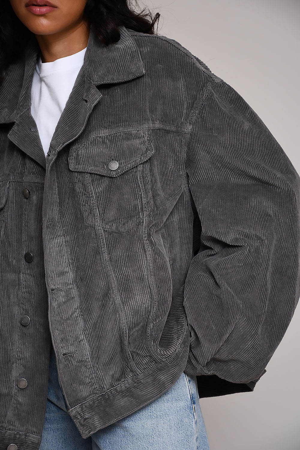 Haikure Tops Grey