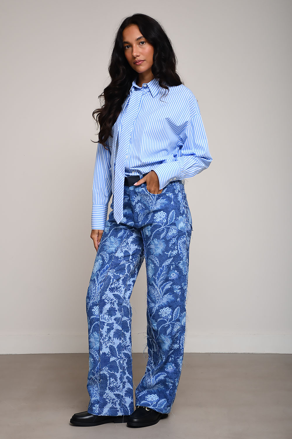 Jejia Trousers Blue
