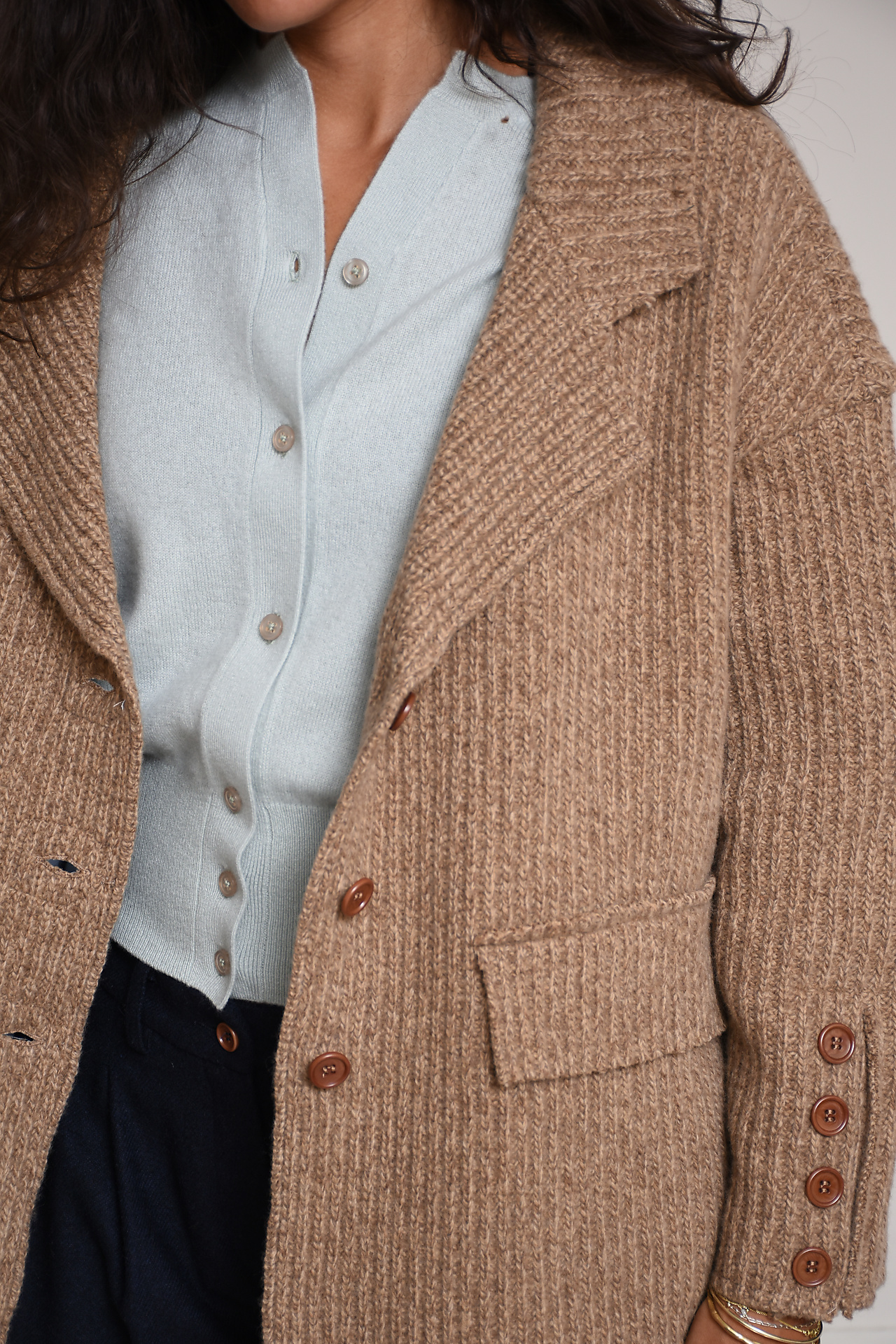 Jejia Cardigans Brown