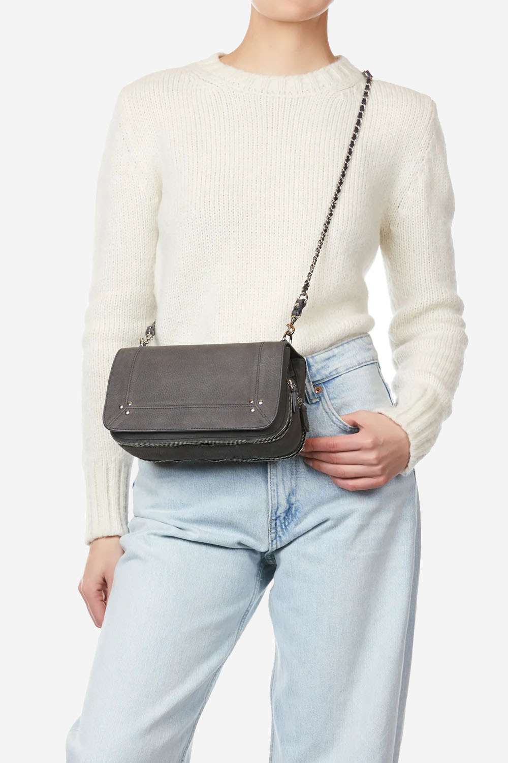 Jerome Dreyfuss Crossbody Grijs