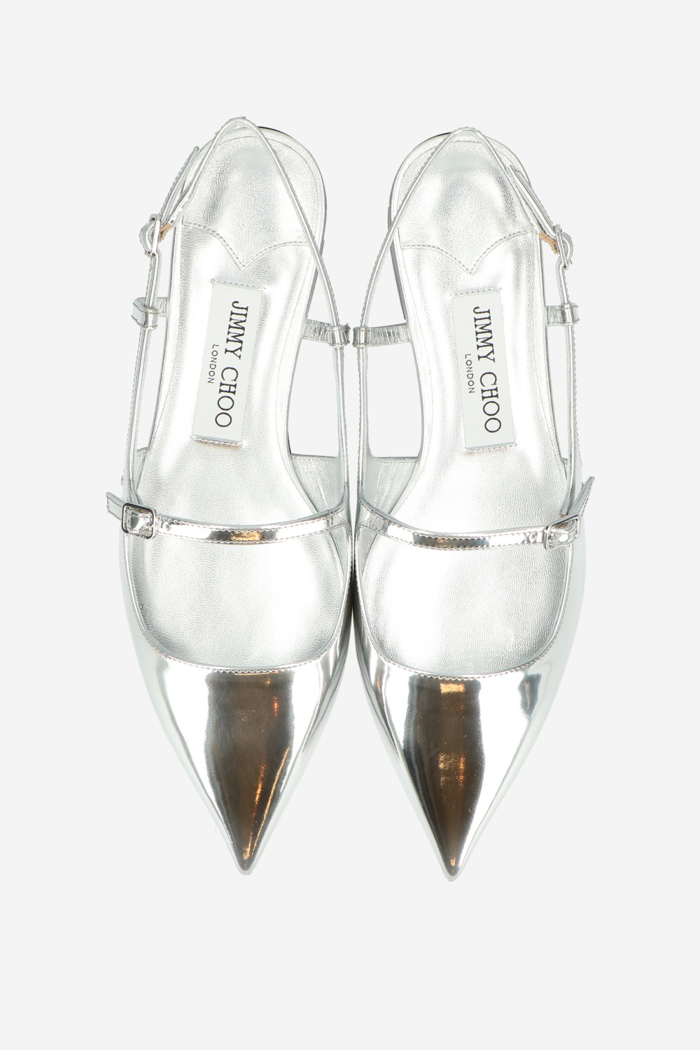 Jimmy Choo Ballerinas Silver