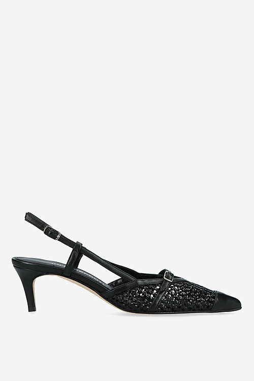 Julia Cerutti Slingbacks Black