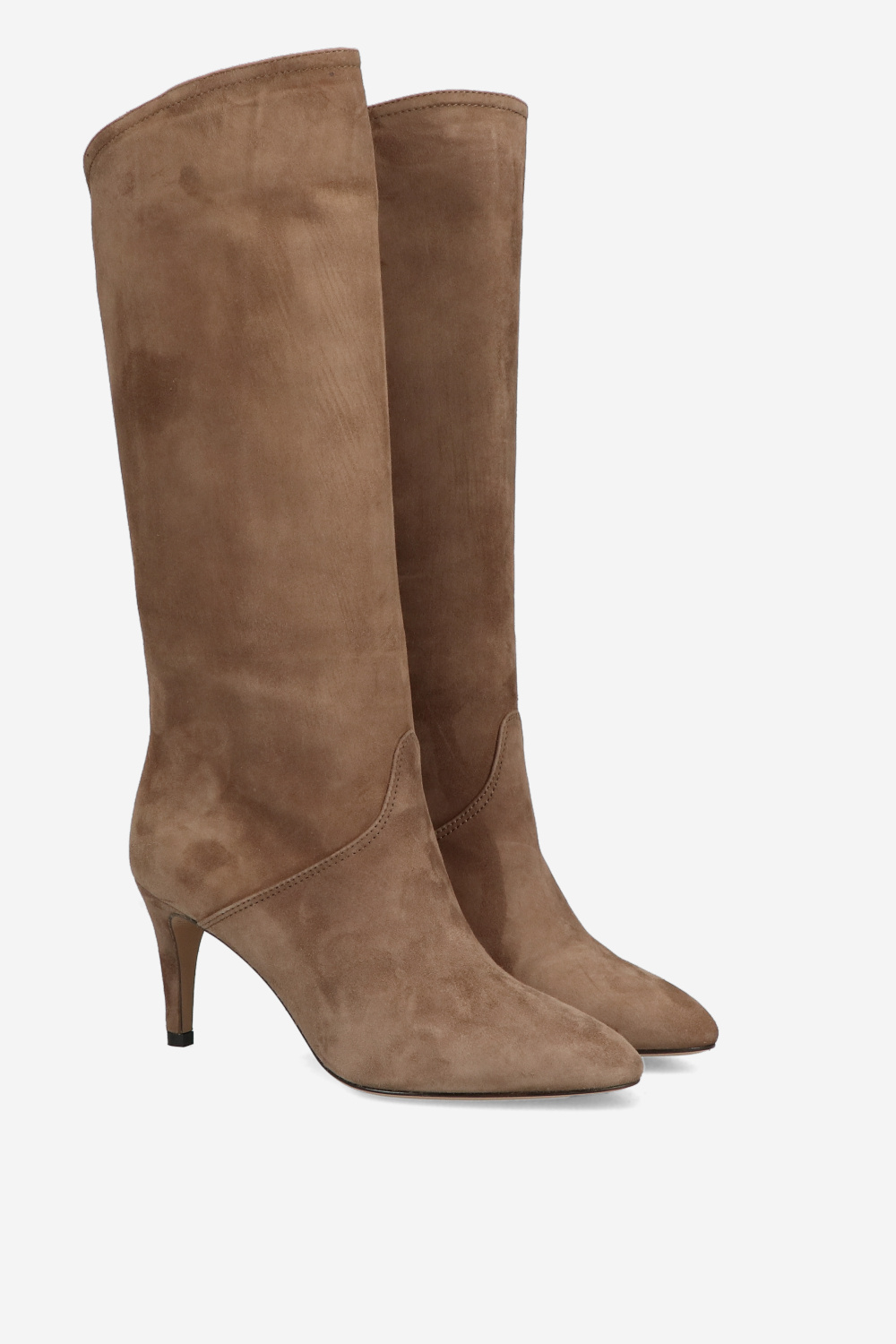 tan suede long boots