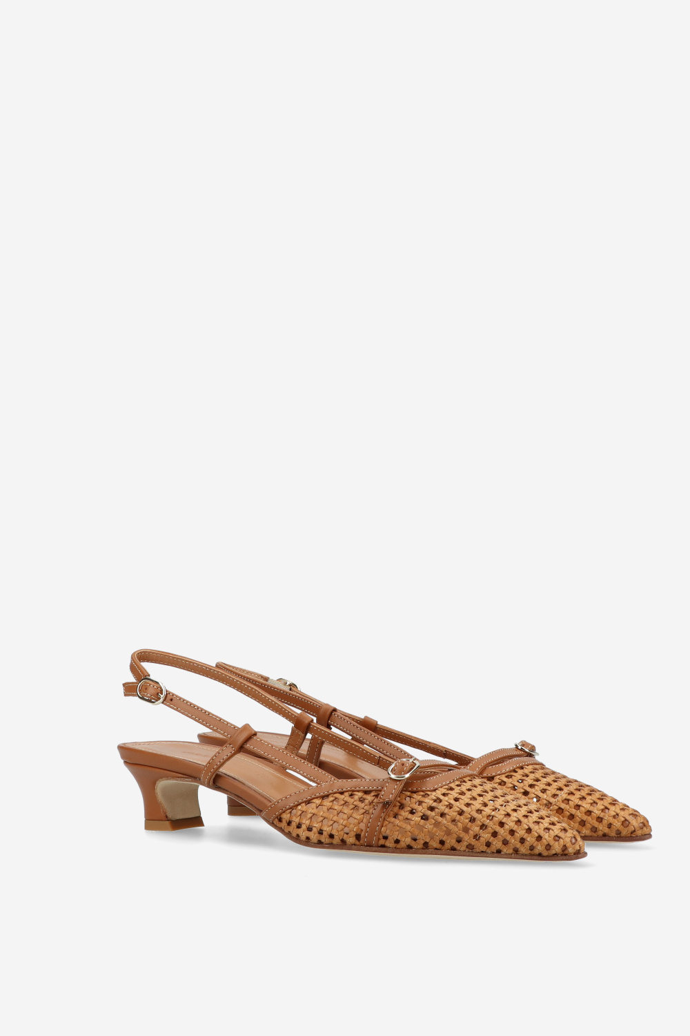 Julia Cerutti Slingbacks Brown