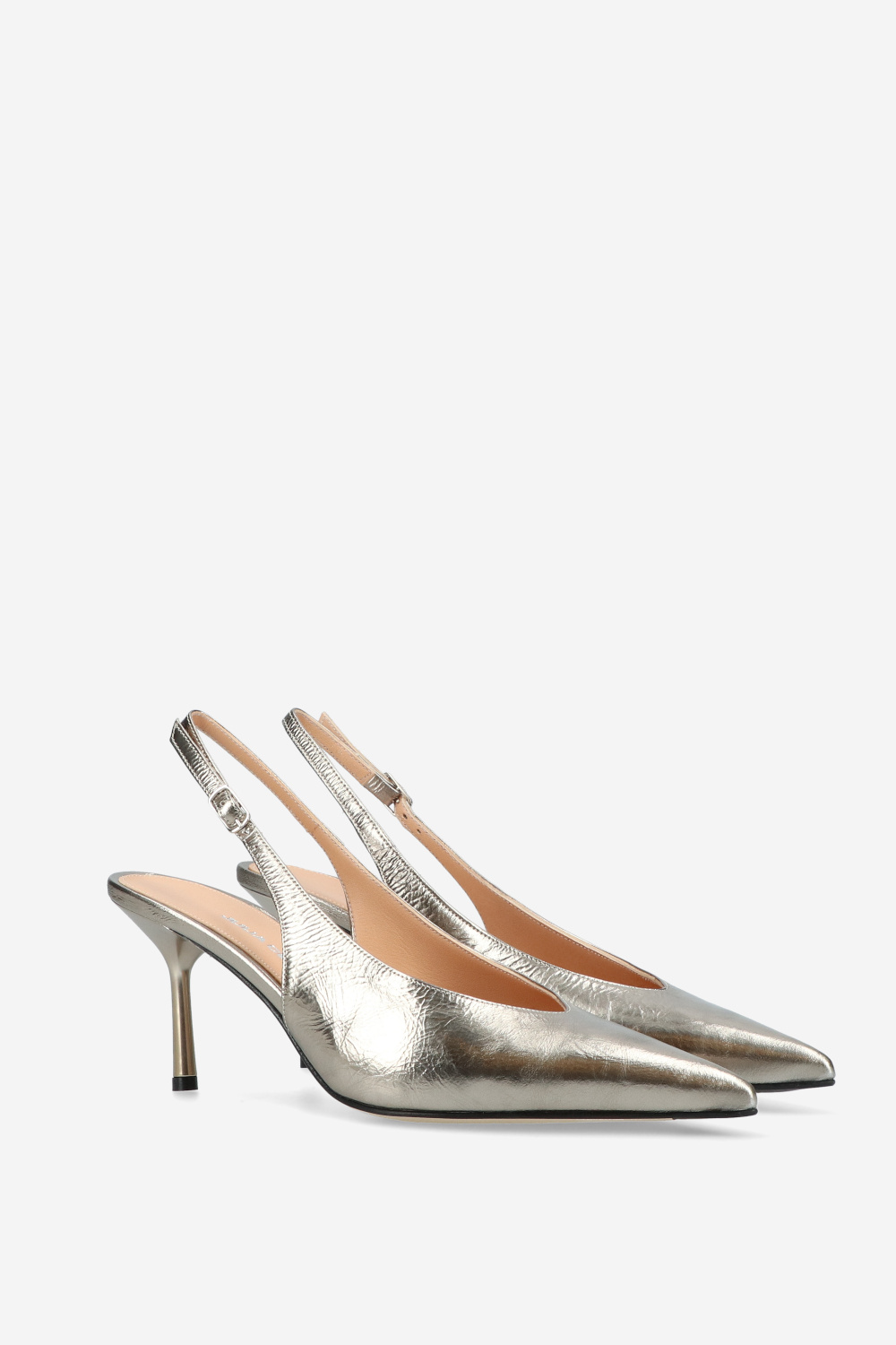 Julia Cerutti Slingbacks Metallic