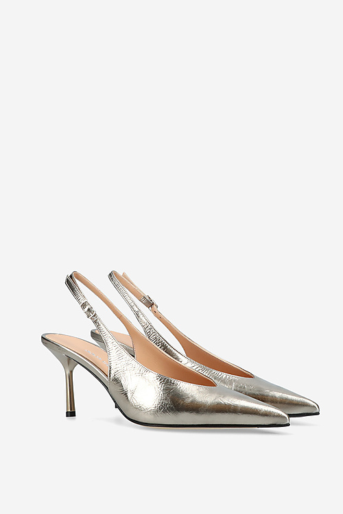 Julia Cerutti Slingbacks Metallic