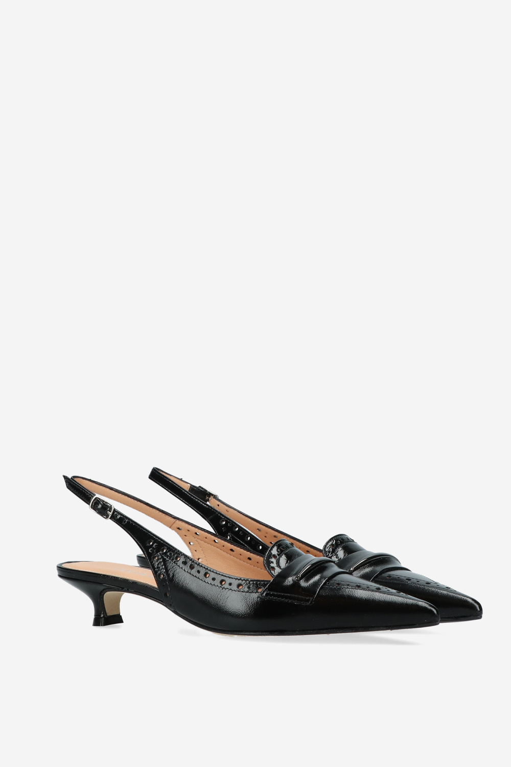 Julia Cerutti Slingbacks Zwart