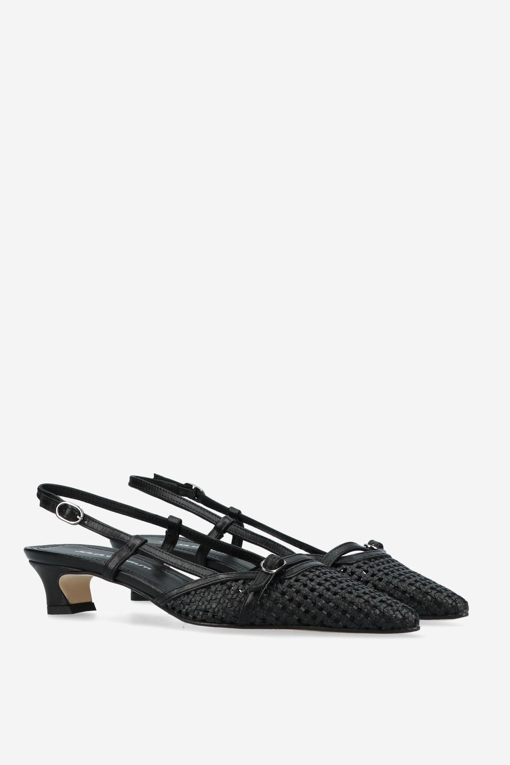 Julia Cerutti Slingbacks Black