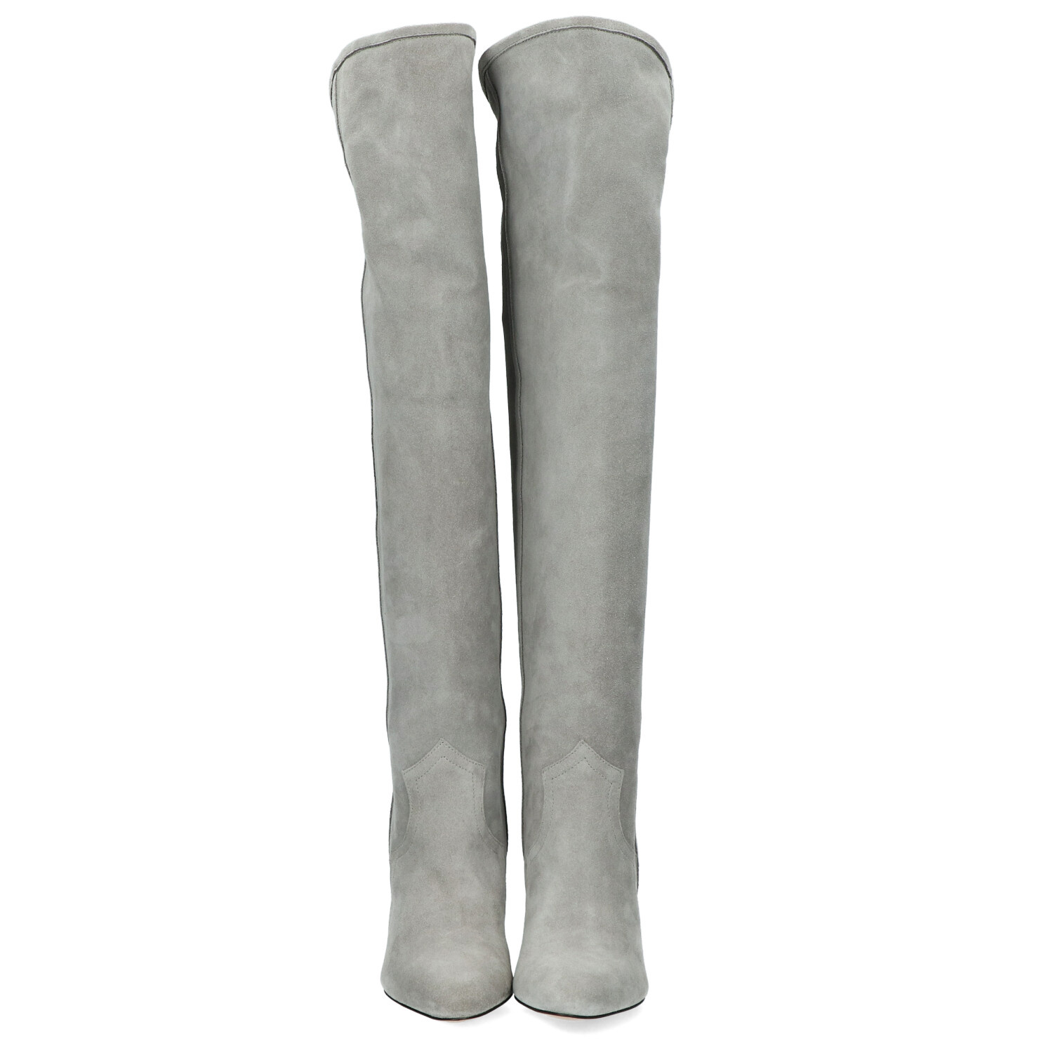 ladies grey suede boots