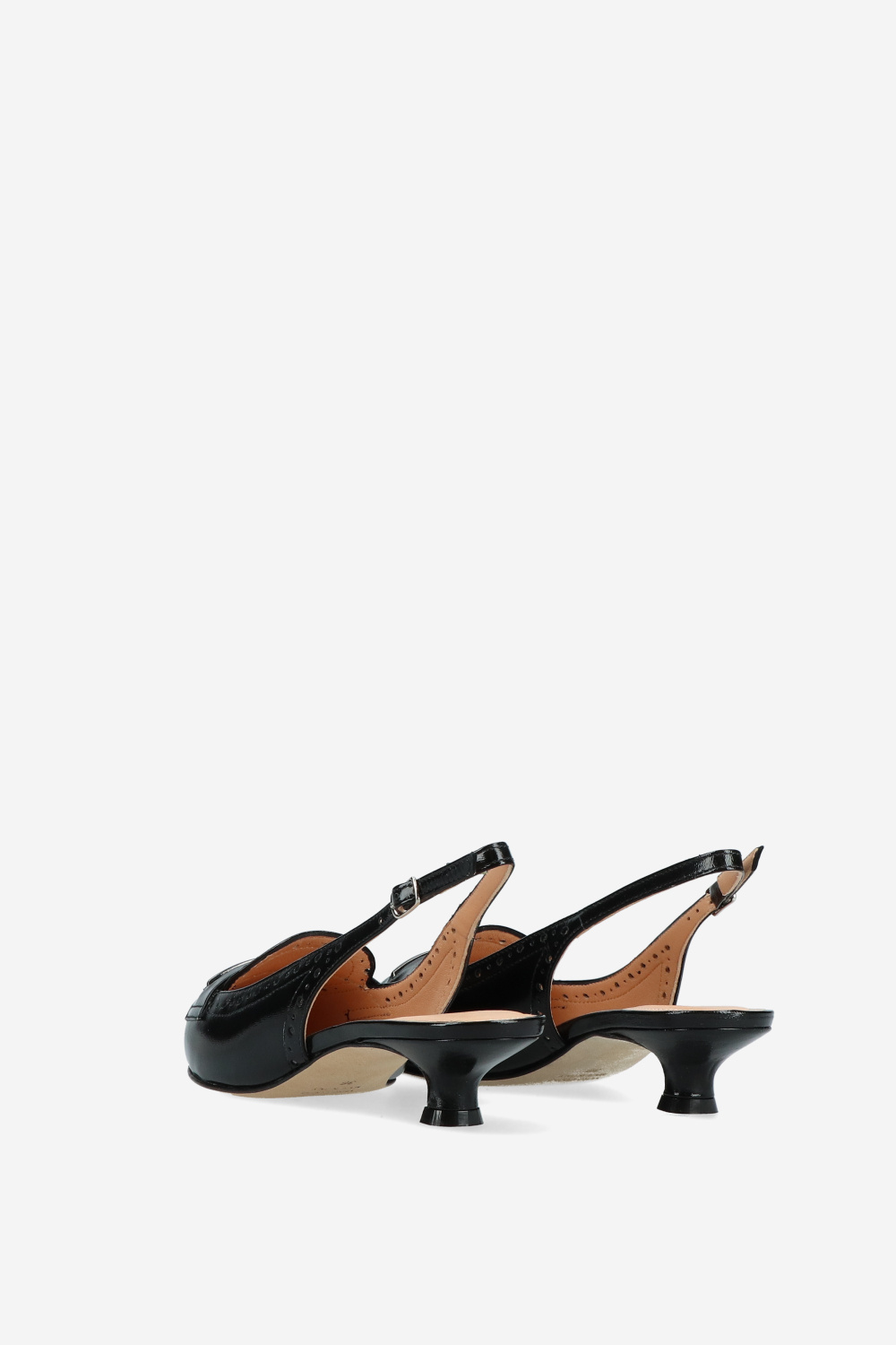 Julia Cerutti Slingbacks Zwart