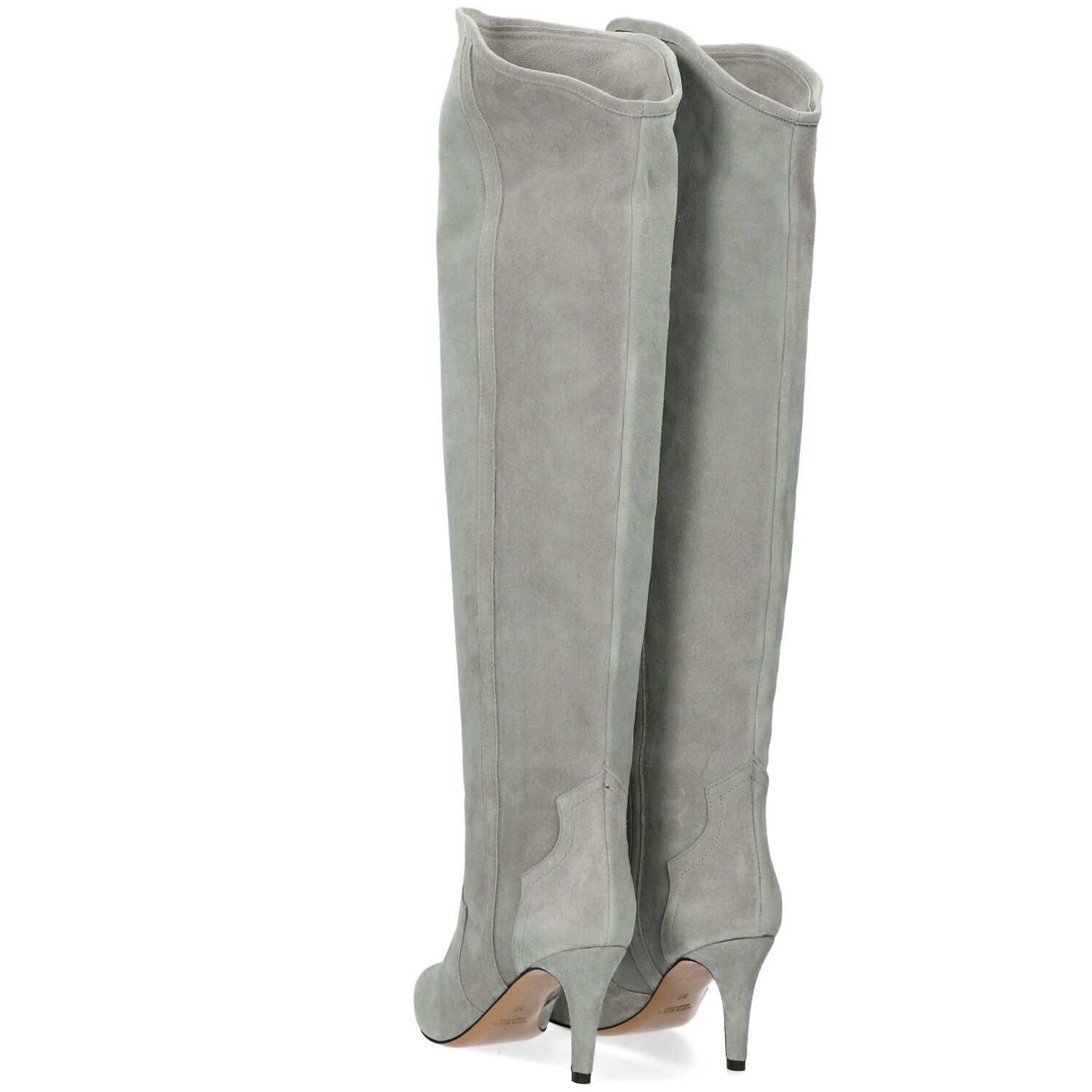 dune grey suede boots