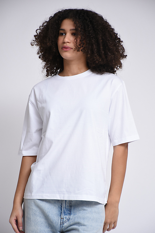 Just a Tee Tops White