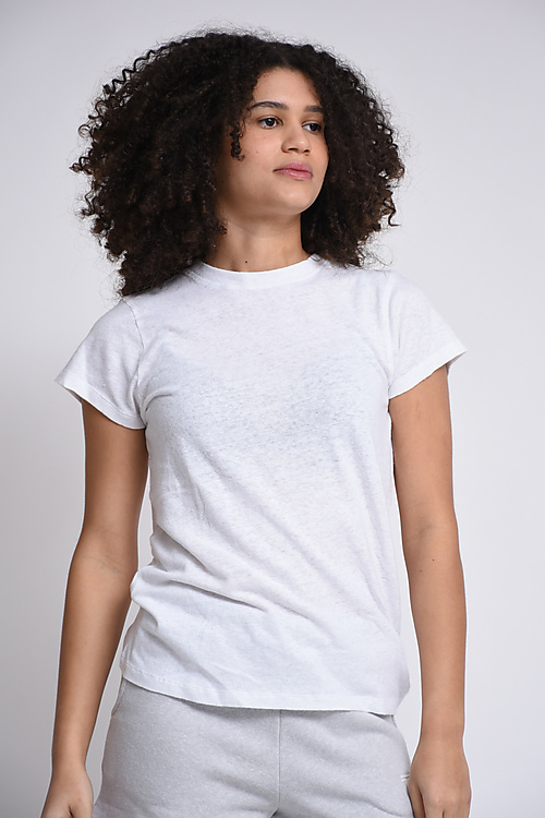 Just a Tee Tops White