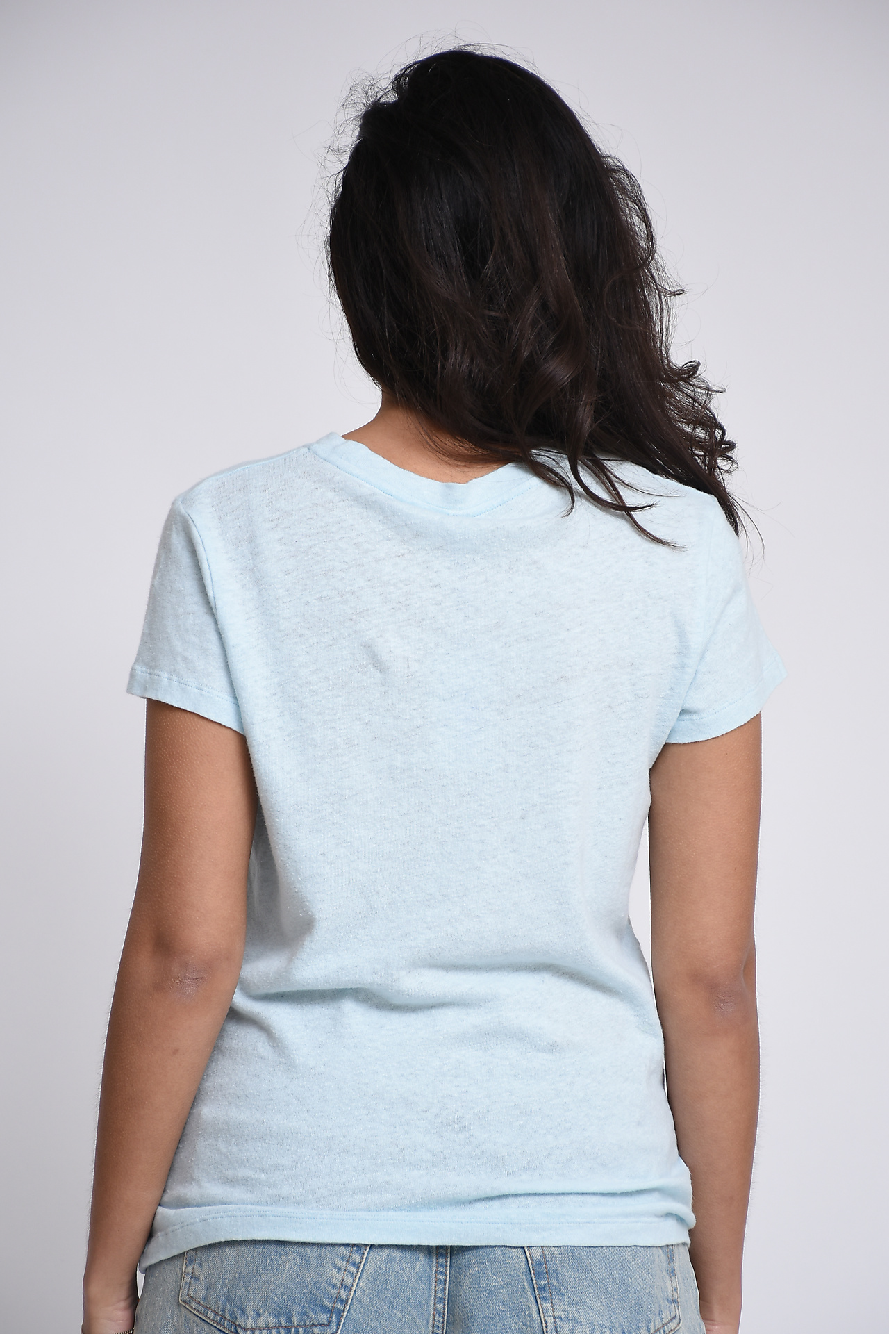 Just a Tee Tops Blauw