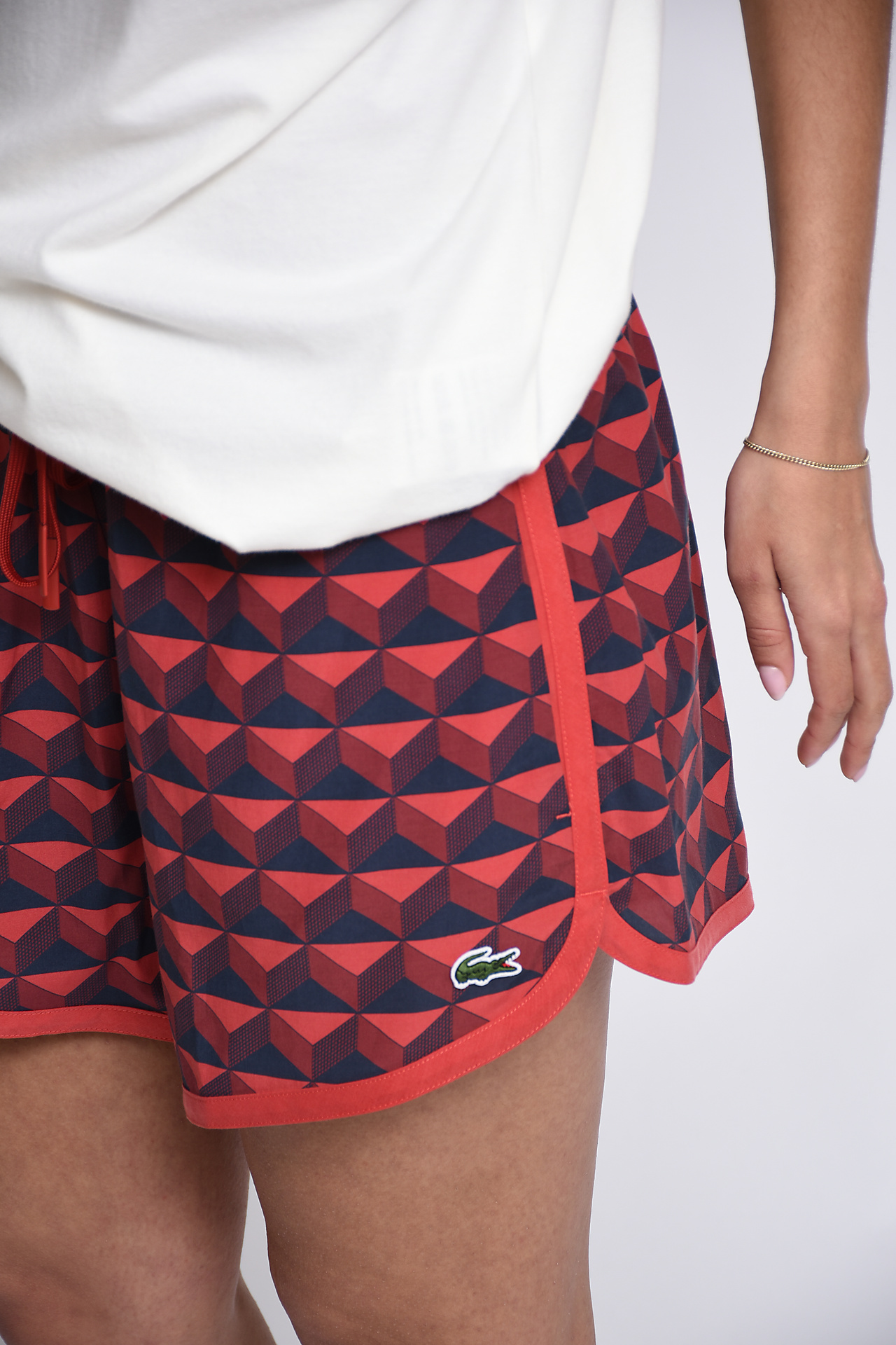 Lacoste Shorts Rood
