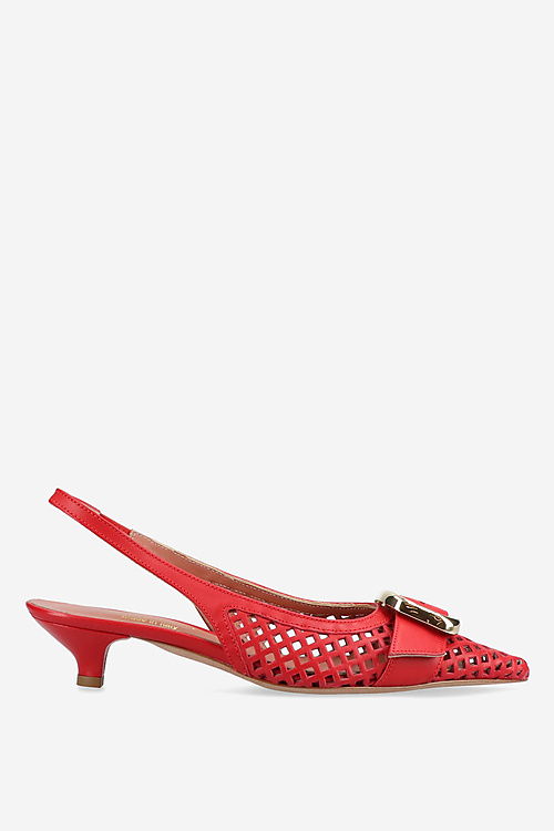 Laura Ricci Slingbacks Red