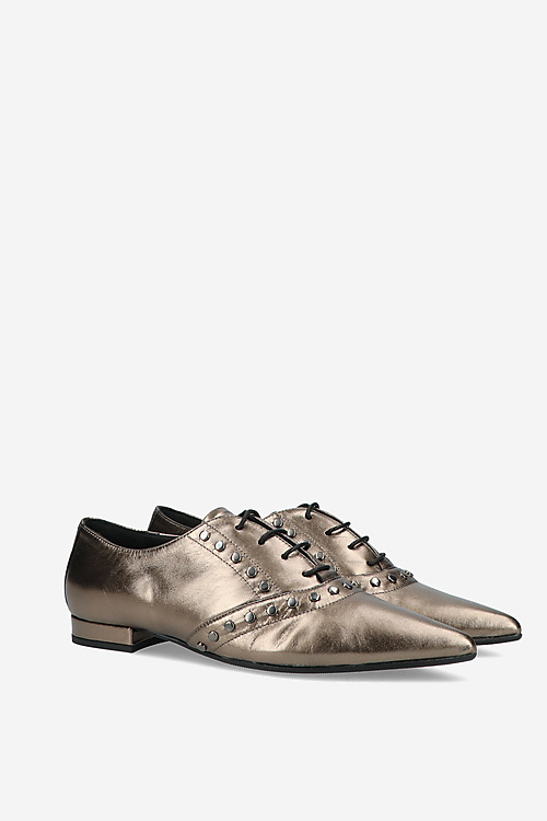 Laura Ricci Laced shoes Gold