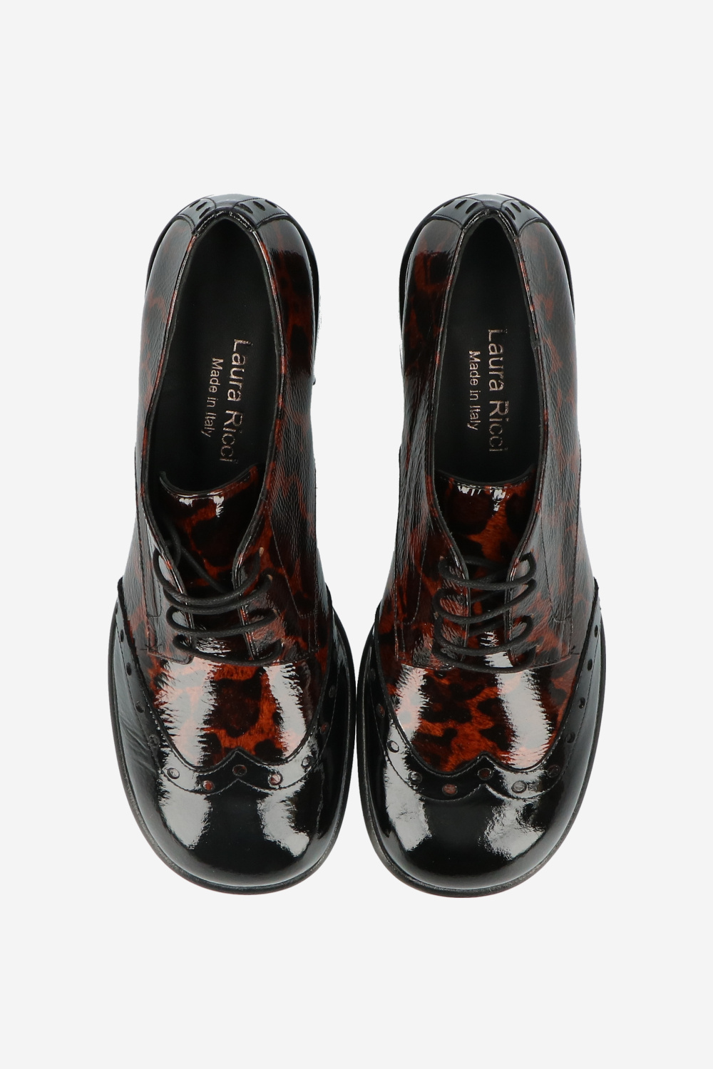 Laura Ricci Laced shoes Animal print