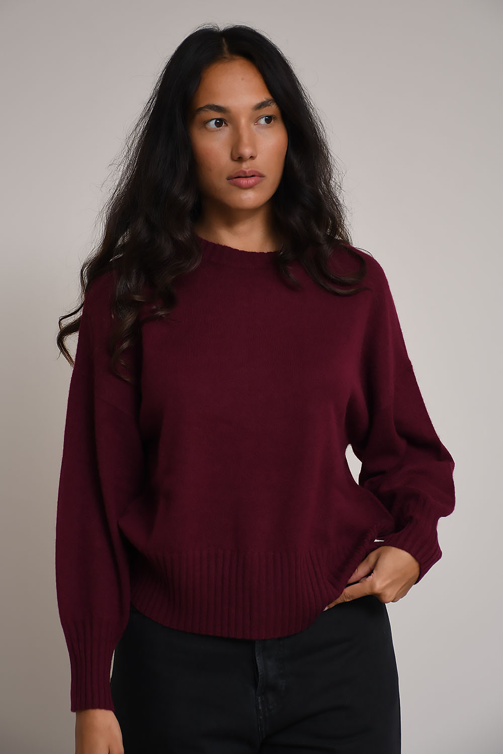 Les tricots de lea Sweaters Bordeaux