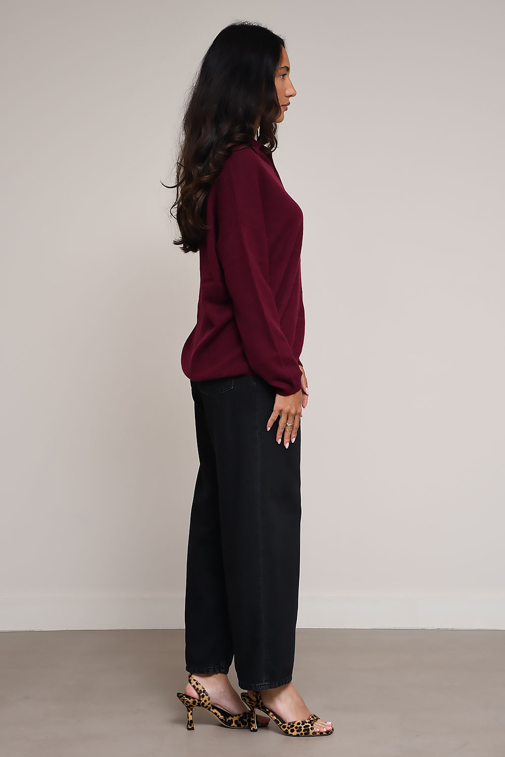 Les tricots de lea Vesten Bordeaux