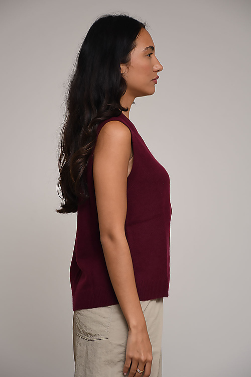 Les tricots de lea Gilets Bordeaux