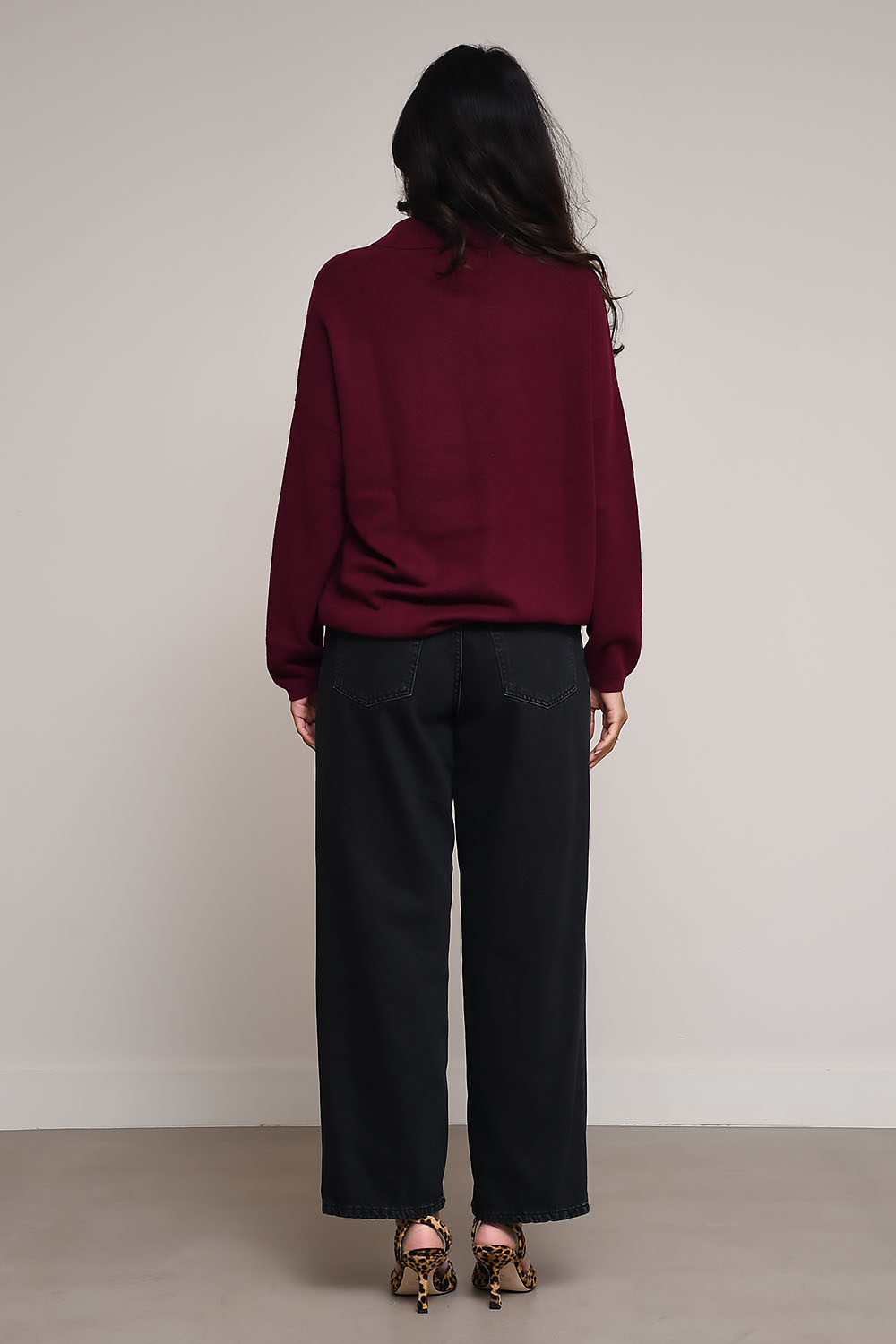 Les tricots de lea Vesten Bordeaux