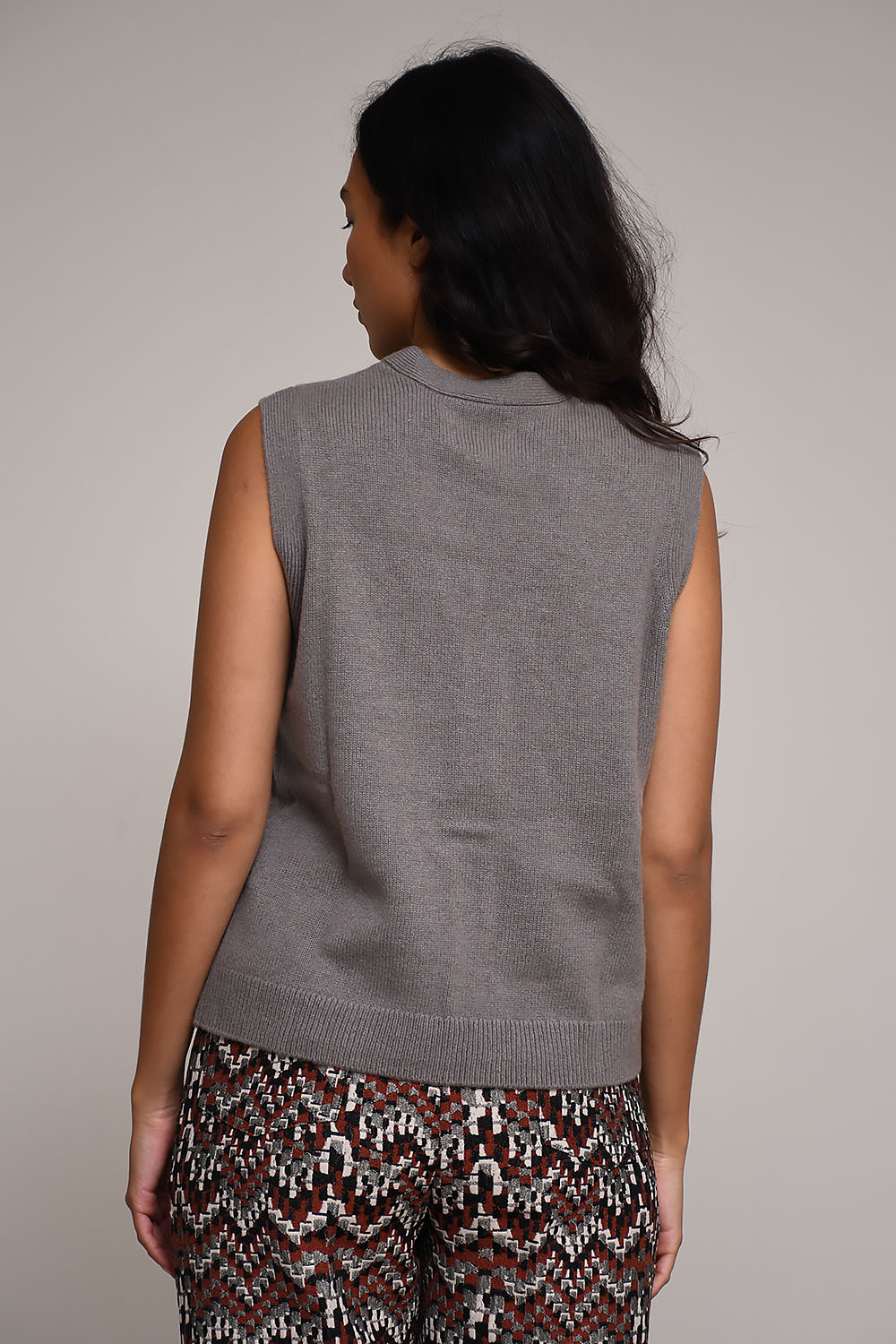 Les tricots de lea Vest Taupe