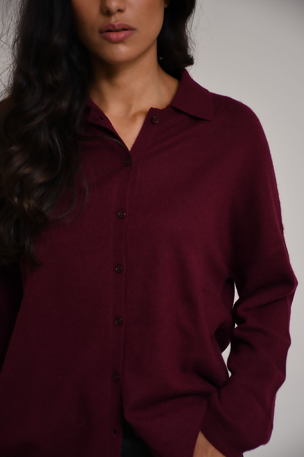 Les tricots de lea Vesten Bordeaux