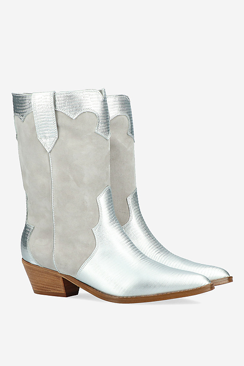 Lorenzo Baldi Boots Silver
