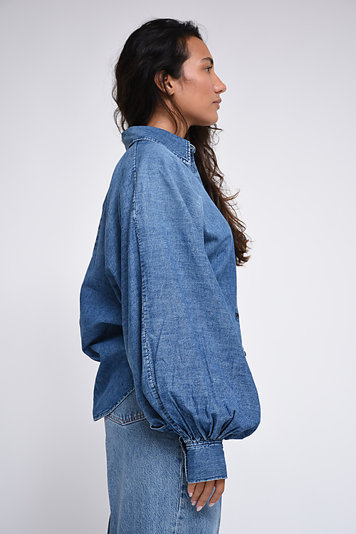 Made in Tomboy Blouses Blauw