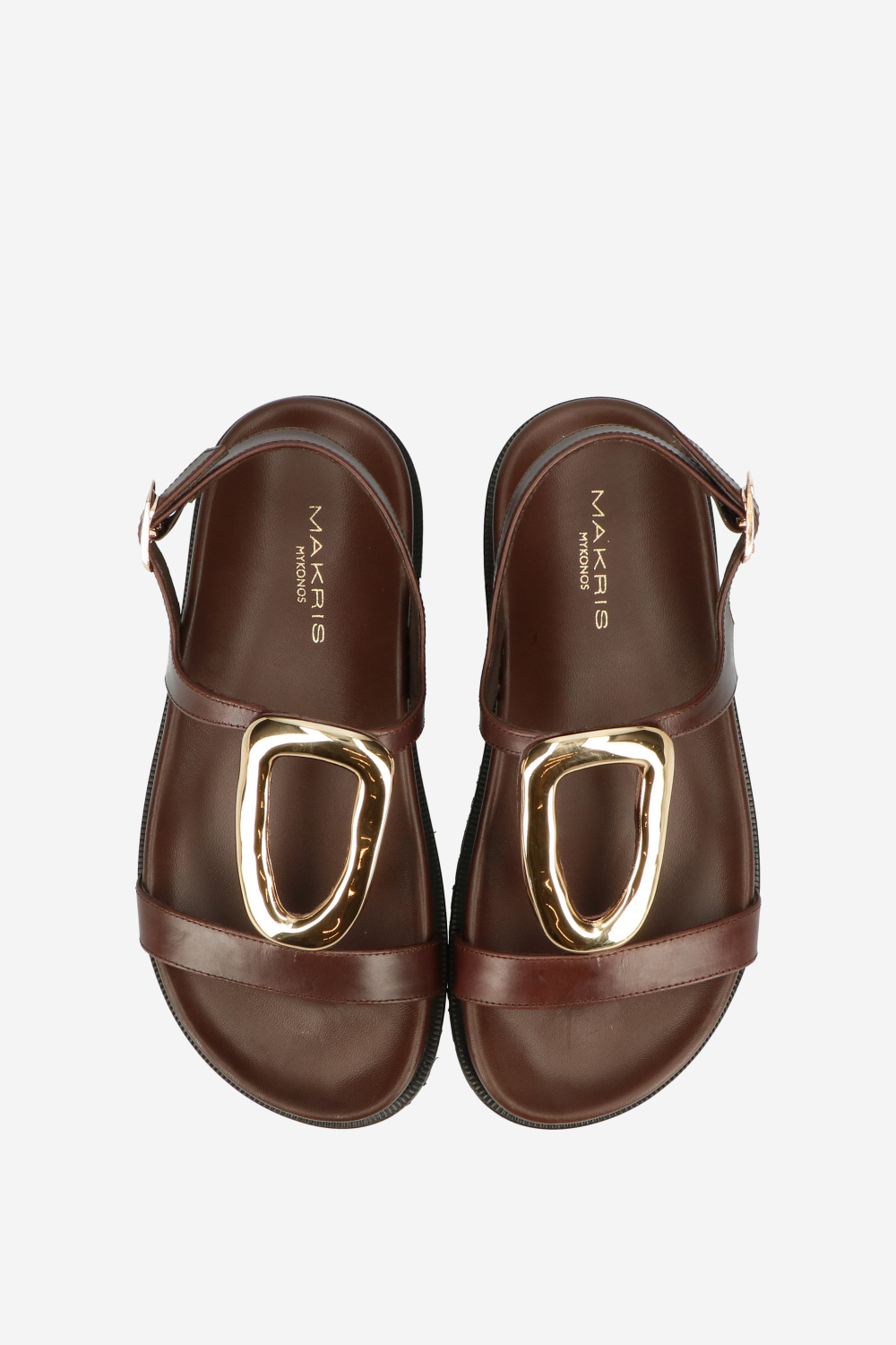 Makris Sandals Brown