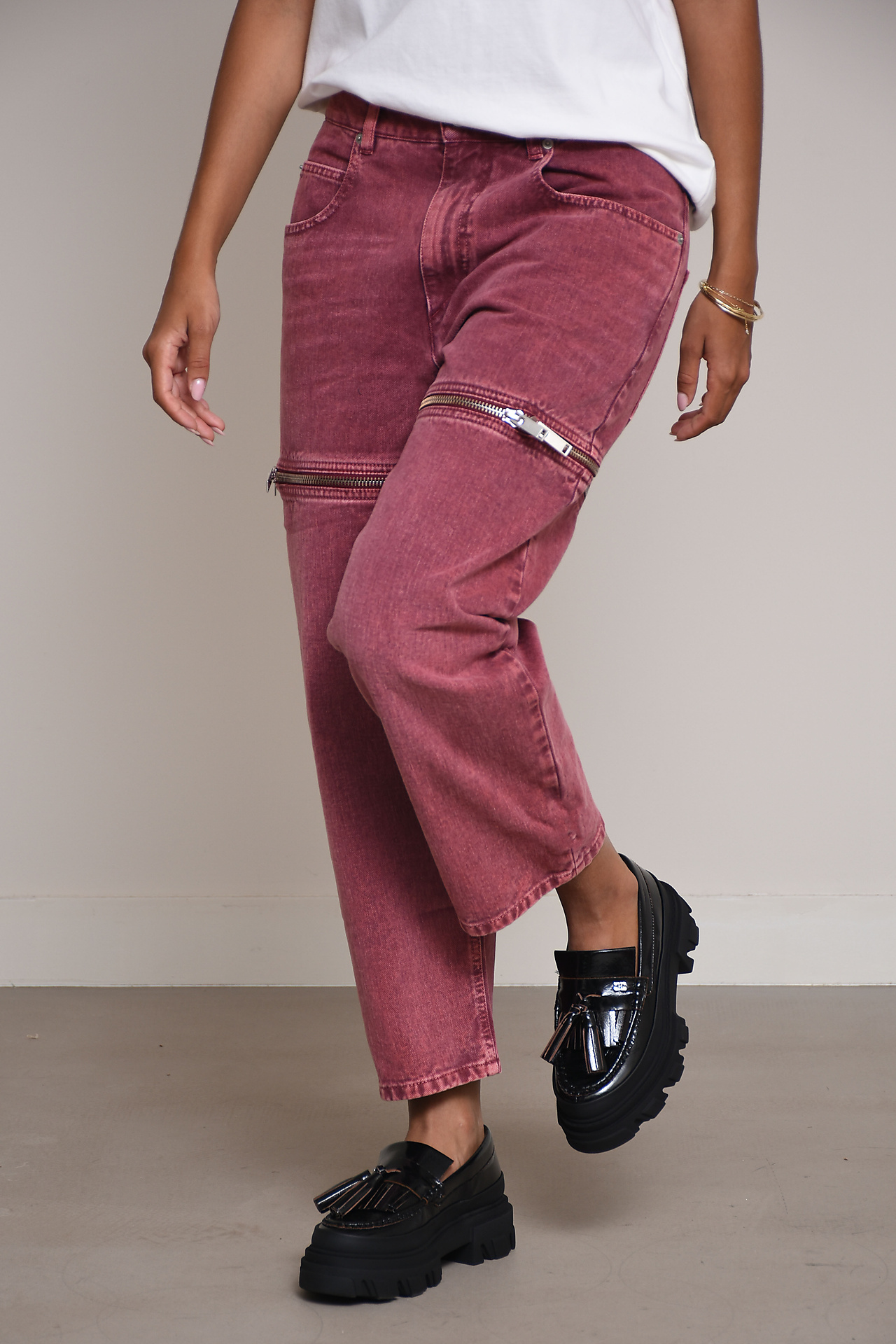 Marant Etoile Jeans Pink