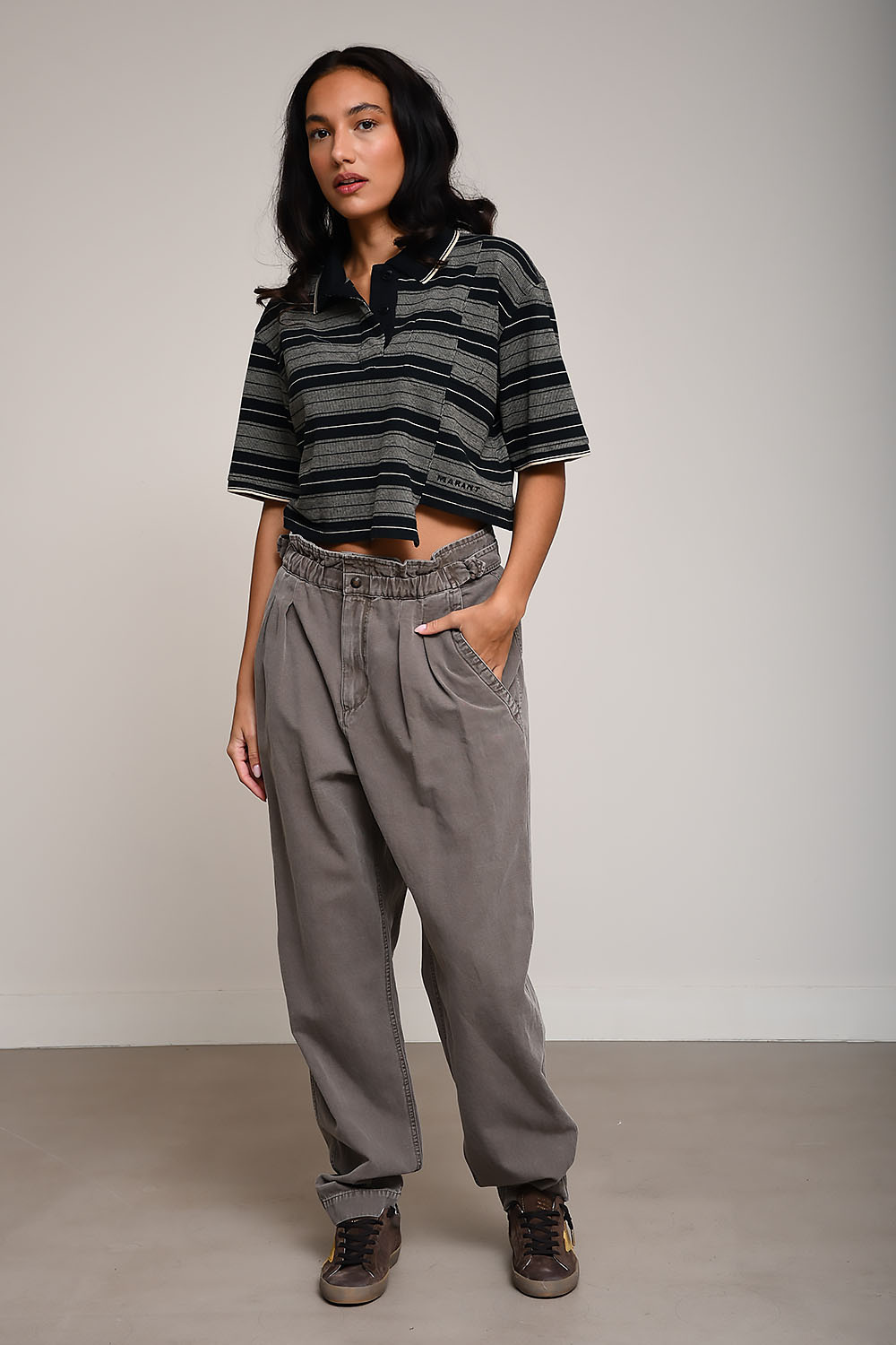 Marant Etoile Trousers Brown