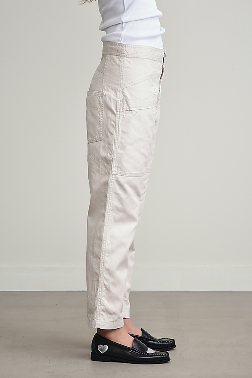 Marant Etoile Broeken Beige