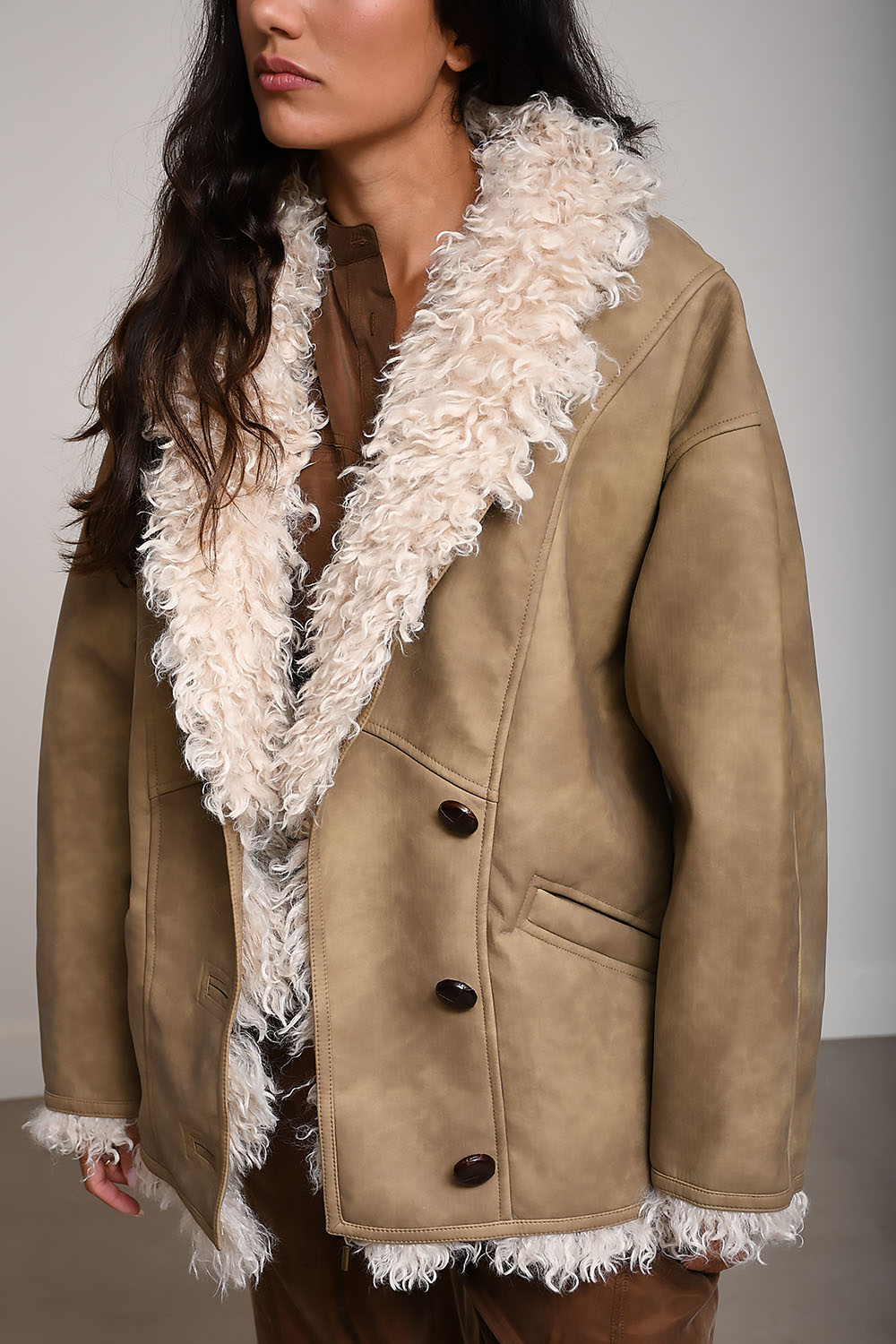 Marant Etoile Jackets Taupe