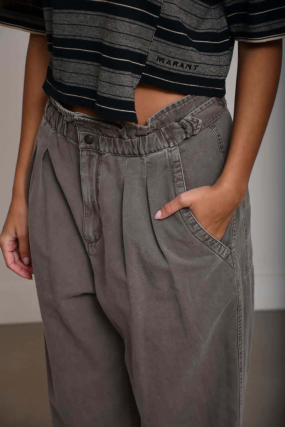 Marant Etoile Trousers Brown