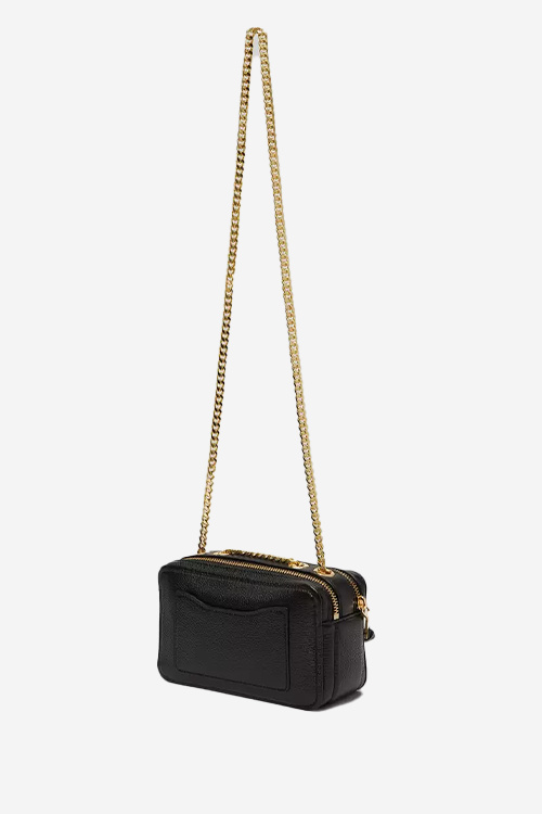 marc jacobs black bag gold chain