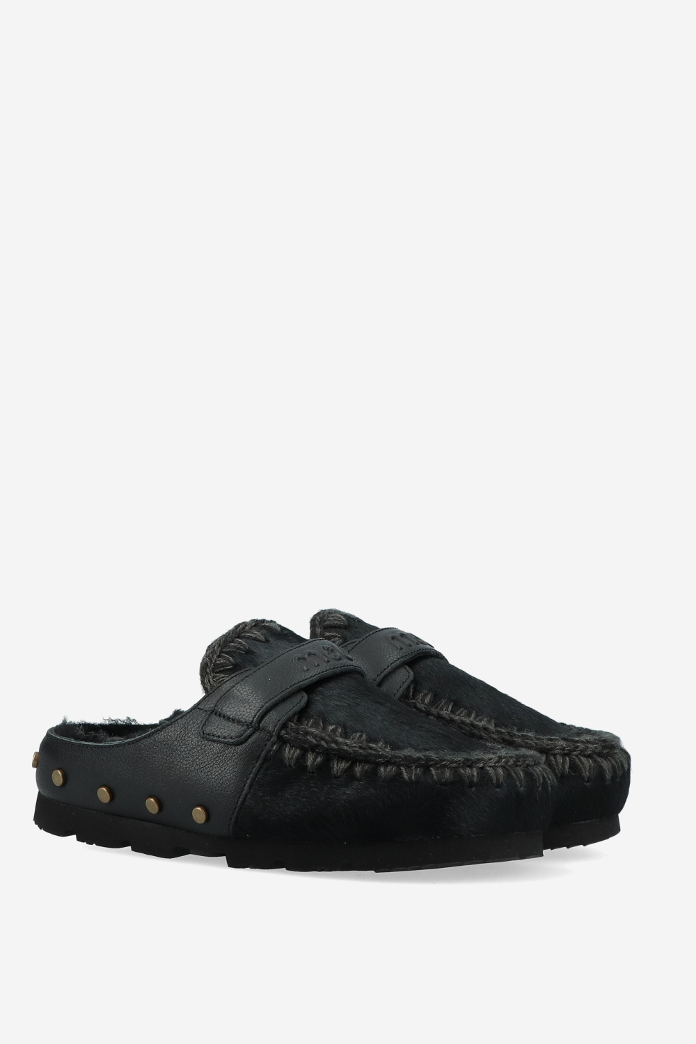 Mou Mules Black