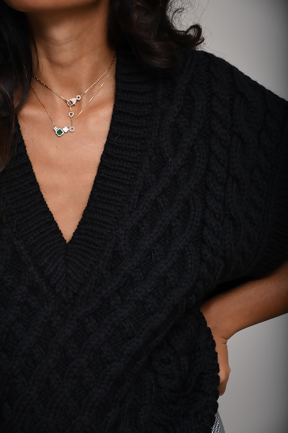 Mr Mittens Sweaters Black