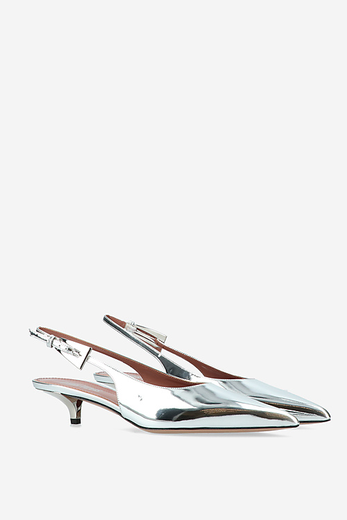Paris Texas Slingbacks Zilver